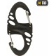 Карабін пластиковий M-TAC S-Hook (50 мм) Чорний