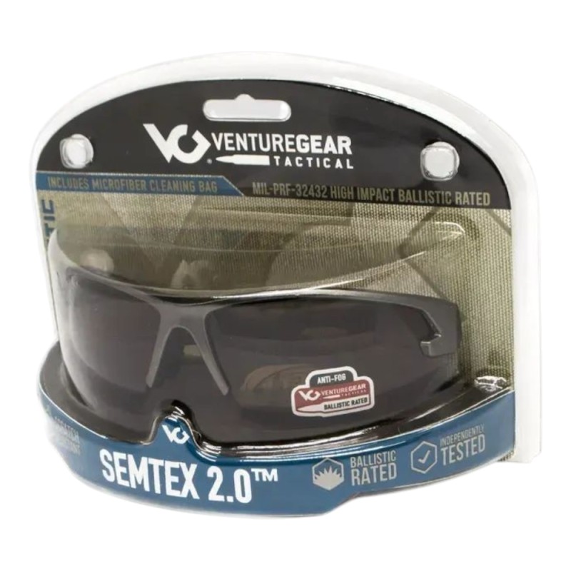 Очки защитные Venture Gear Tactical Semtex 2.0 Tan (clear) Anti-Fog Прозрачный