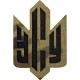 Патч ВСУ Герб (6x4cm) MultiCam
