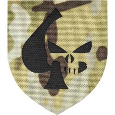 Патч Пика каратель (7x8cm) MultiCam