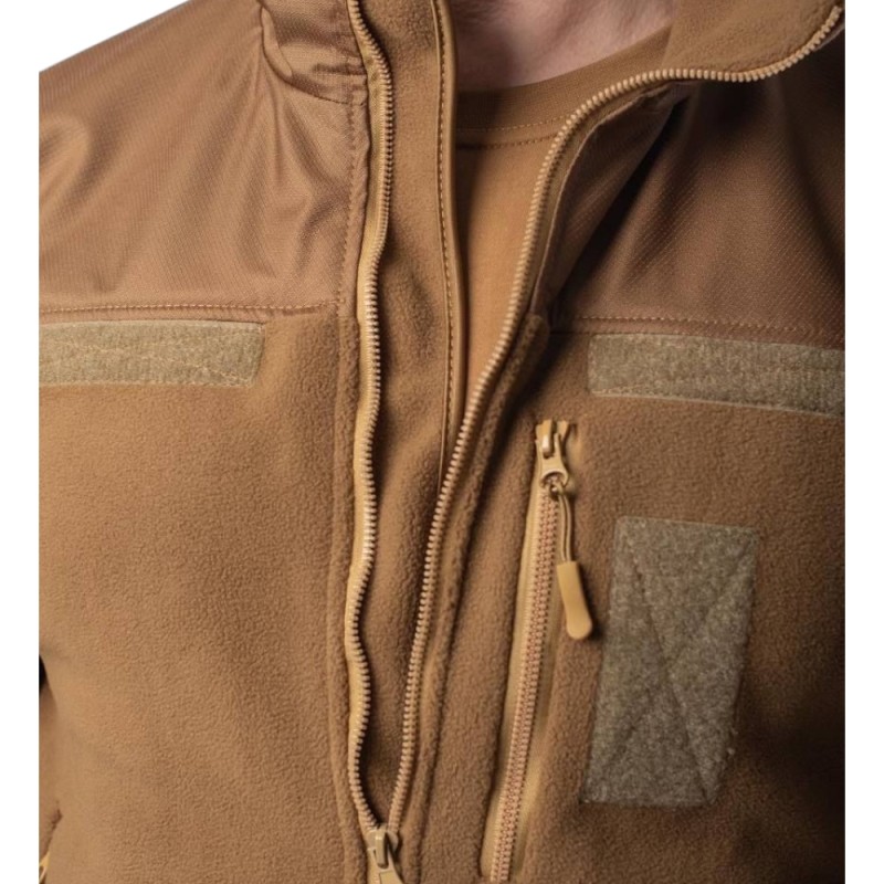 Кофта Military Fleece з сітчастою підкладкою Койот