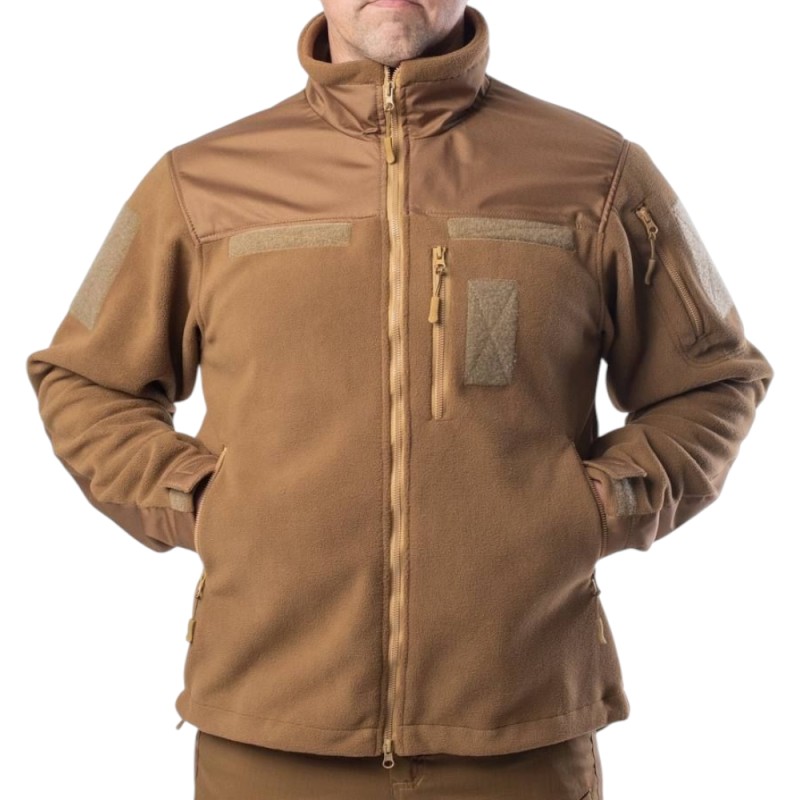 Кофта Military Fleece з сітчастою підкладкою Койот