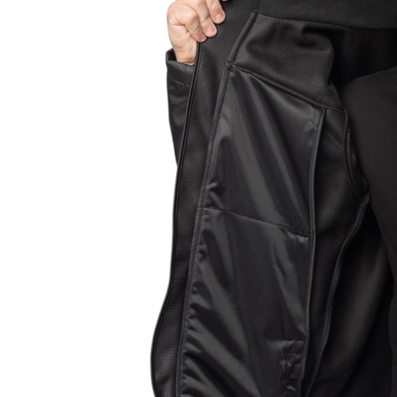 Кофта Military Fleece з сітчастою підкладкою Чорний