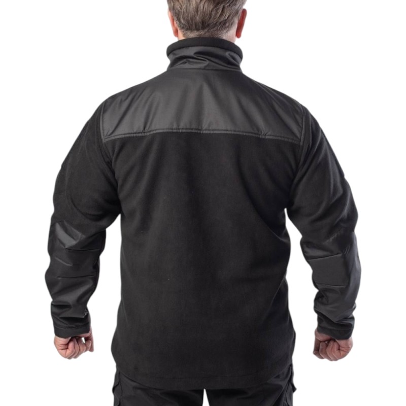 Кофта Military Fleece з сітчастою підкладкою Чорний