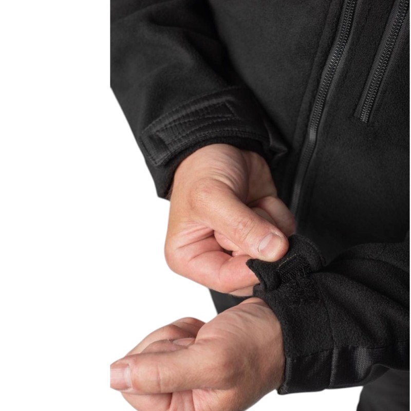 Кофта Military Fleece з сітчастою підкладкою Чорний