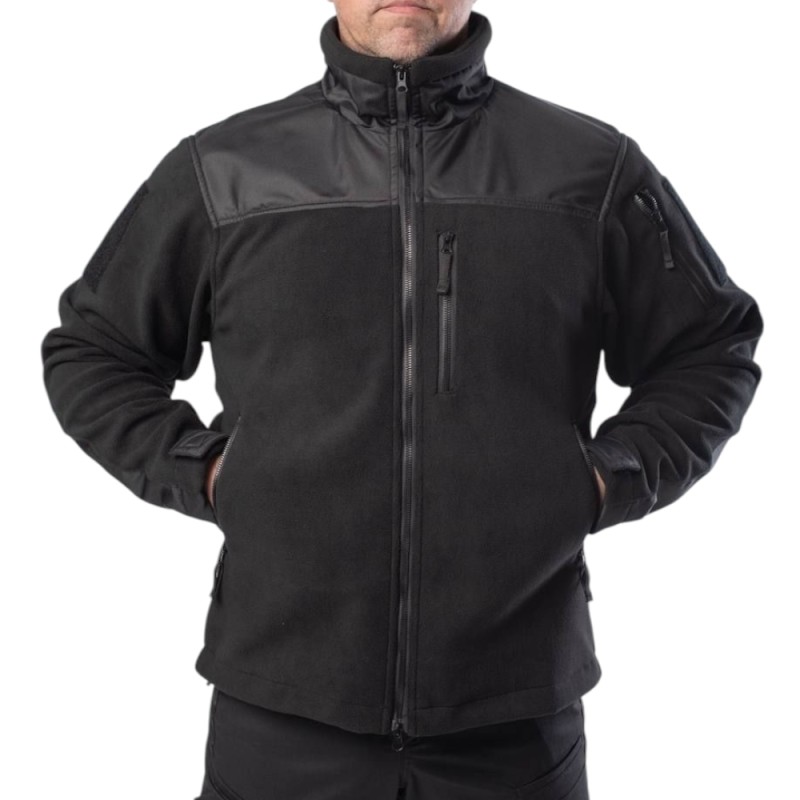 Кофта Military Fleece з сітчастою підкладкою Чорний