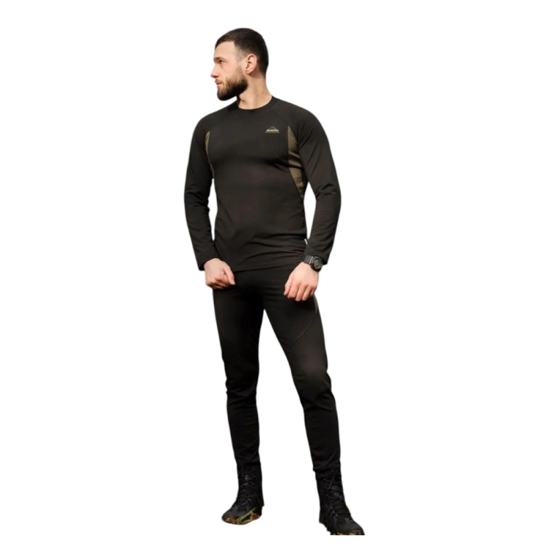 Термобілизна Undolini Fleece Чорний