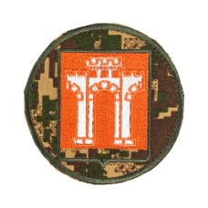 Шеврон НГУ (Рівне, липучка, 9 см) Хижак
