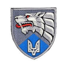 Шеврон ЗСУ (8 Полк спеціального призначення, вовк, липучка) Кольоровий