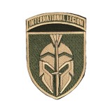 Шеврон (International legion, липучка) Олива