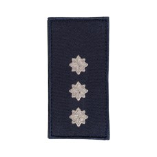 Погон (ДСНС, старший лейтенант, липучка, 10*5 см) Темно синій