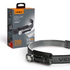 Фонарь на голову VIDEX VLF-H056H (200Lm) Белый и Красный свет