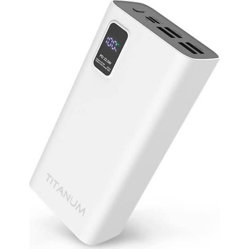 Повербанк Power Bank TPB-728S 30000mAh 22,5W QC+PD Белый