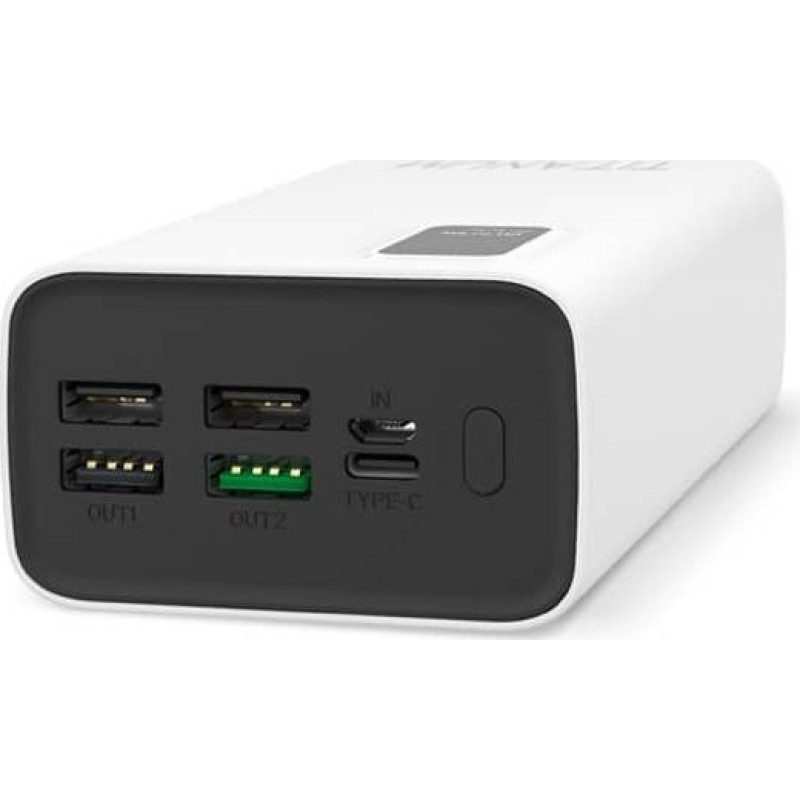 Повербанк Power Bank TPB-728S 30000mAh 22,5W QC+PD Белый