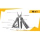 Мультитул NexTool Flagship Pro (16 функцій) Сріблястий