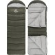 Спальник с капюшоном Naturehike U250S NH20MSD07, (0°C), левый Зеленый