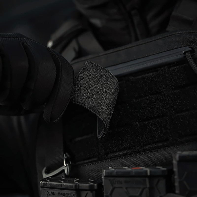 Патч нашивка AR-15 Velcro/PVC Black