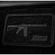 Патч нашивка AR-15 Velcro/PVC Black