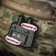 Патч нашивка Підльотне 30 (PVC) Grey Сірий
