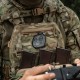 Патч нашивка пульт FPV сірий (PVC) Сірий