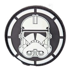 Патч StarWars Head PVC 80mm Lum
