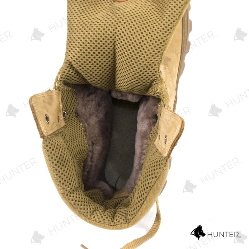 Берці зимові Raptor Натуральне хутро Camo tec Койот
