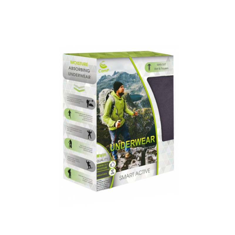 Комплект термобілизни CamP Smart Active Чорний