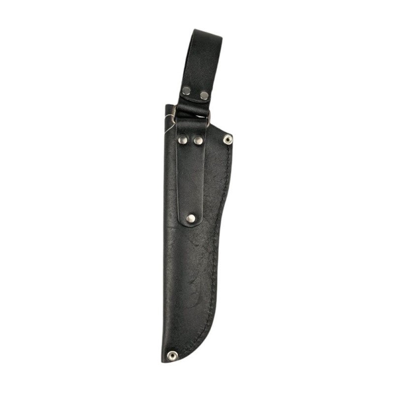Чохол на ніж шкіра №4 (135x35mm) Чорний