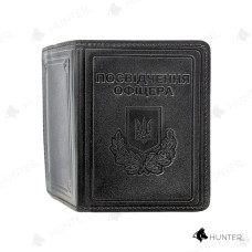 Обкладинка шкіряна "Офіцера" Чорний