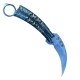 Балисонг синій Kerambit з чохлом
