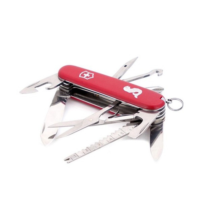 Ніж Victorinox Angler 91мм Червоний