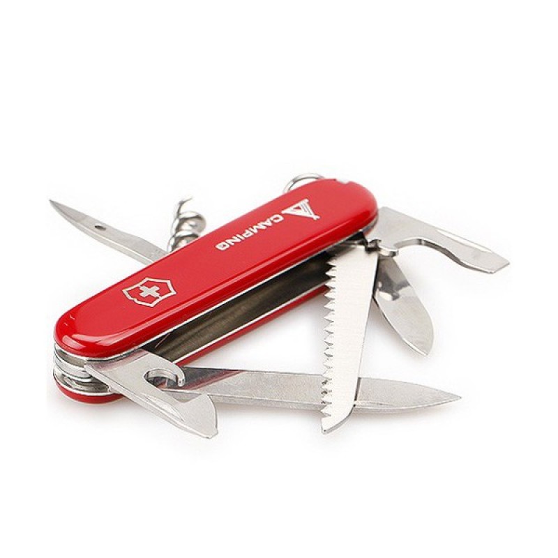 Ніж Victorinox Camper 91мм з лого Червоний