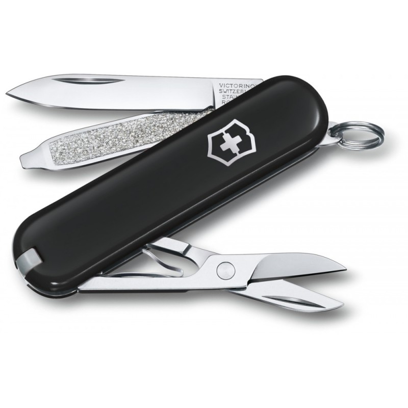 Ніж Victorinox Classic SD Colors Dark Illusion 58мм Чорний