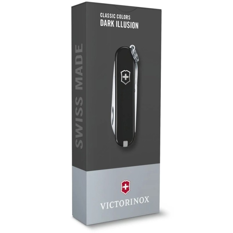 Ніж Victorinox Classic SD Colors Dark Illusion 58мм Чорний