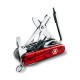 Ніж Victorinox Cybertool S 91мм Червоний прозорий