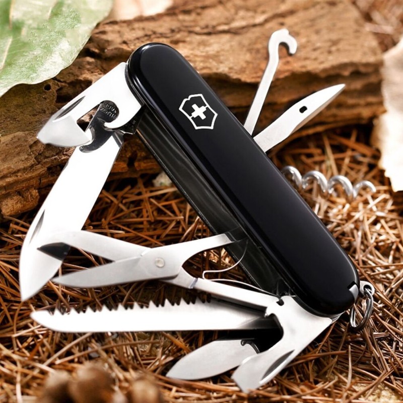 Ніж Victorinox Huntsman 91мм Чорний
