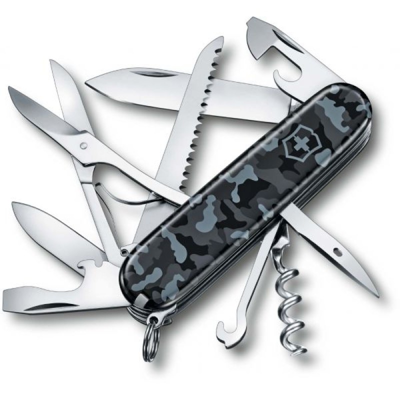 Ніж Victorinox Huntsman 91мм Blue Camo Камуфляж