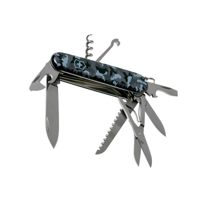Ніж Victorinox Huntsman 91мм Blue Camo Камуфляж