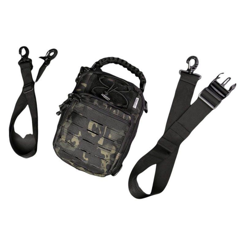 Сумка тактична однолямочна Adapt | Camo-tec Black MTP Чорний