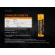 Акумулятор FENIX 21700 5000mAh 3,7V захист