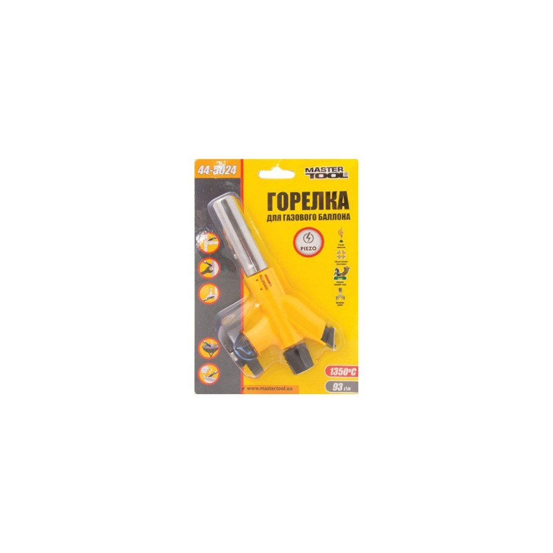 Пальник газовий з пєнзопідпалом MasterTool - Прометей