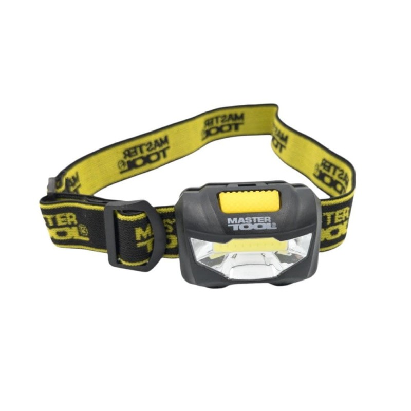 Ліхтар налобний Mastertool - 1LED x 1 Вт (3 режима)