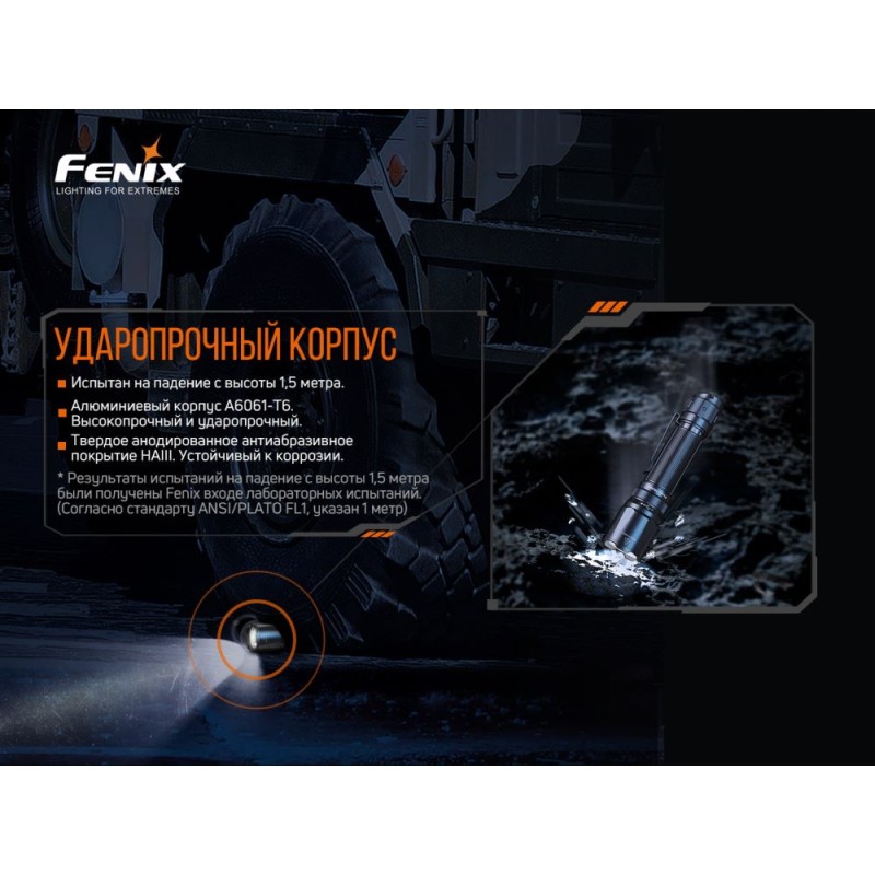 Ліхтар ручний Fenix TK20R V2.0 (біле, зелене, червоне світло)