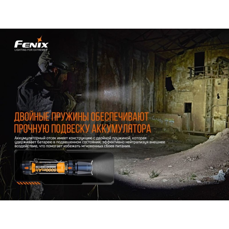 Ліхтар ручний Fenix TK20R V2.0 (біле, зелене, червоне світло)