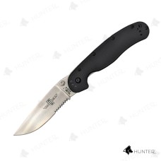 Ніж складний Ontario RAT-1 SS напівсерейтор (8849)