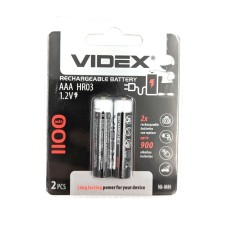 Аккумулятор Videx HR03/AAA 1100mAh блистер 2шт