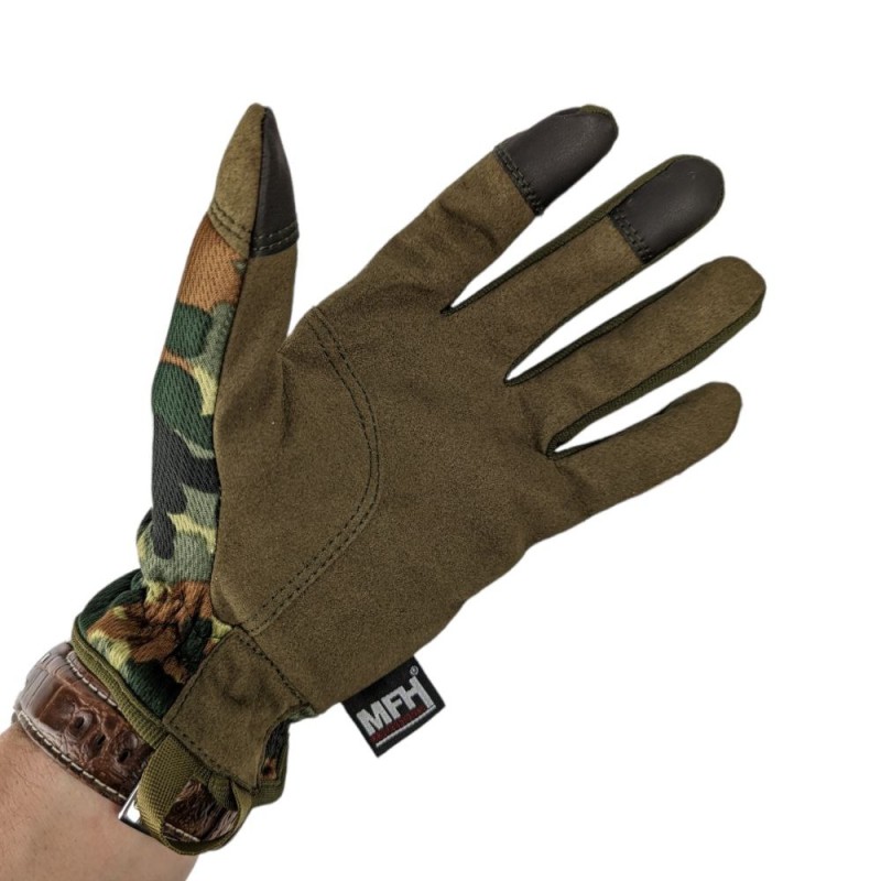 Тактичні перчатки MFH Lightweight 15790v Flecktarn