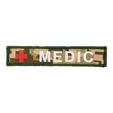 Нашивка "MEDIC" липучка Піксель