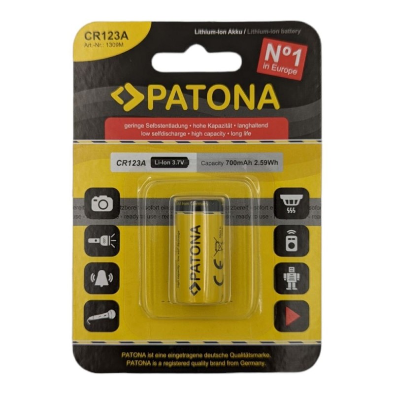 Акумулятор Patona 16340 700 mAh 3.7V