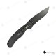 Ніж складний Ontario RAT-1 Folder, напівсерейтор (8847) Чорний